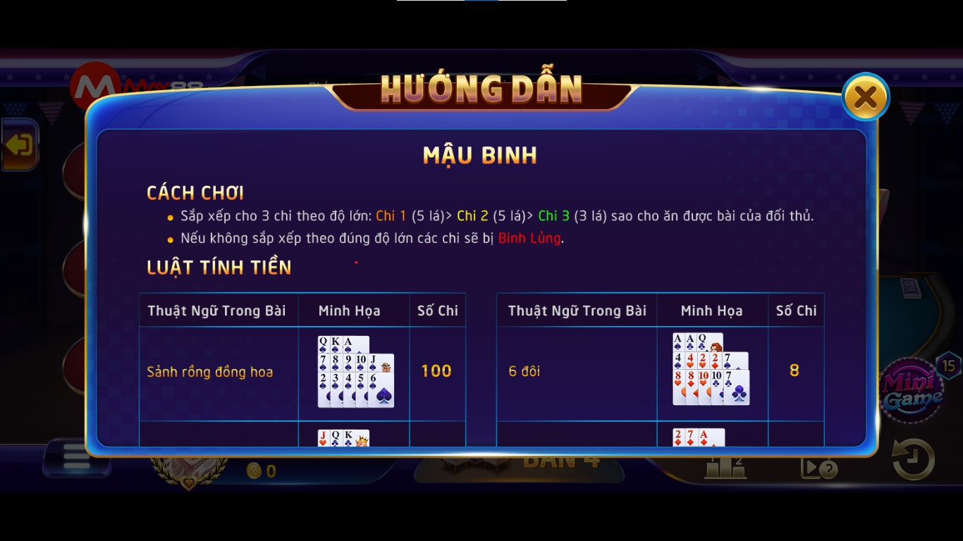 May88 Club chia sẻ cách chinh phục game bài Mậu Binh